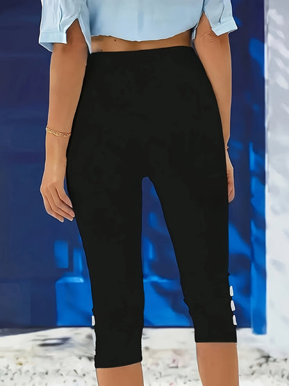 Clara Polished Stretch Capri